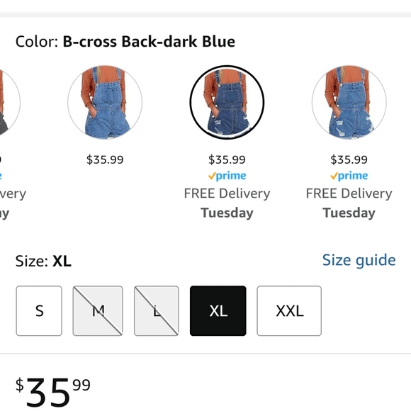 Amazon overalls worn once - Picture 4 of 4